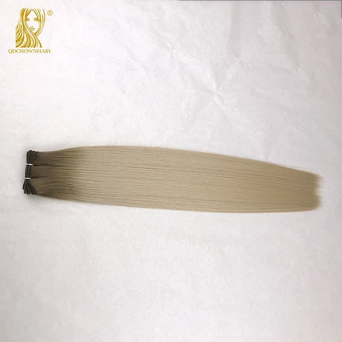 Trama de cabello 100 por ciento atado a mano.